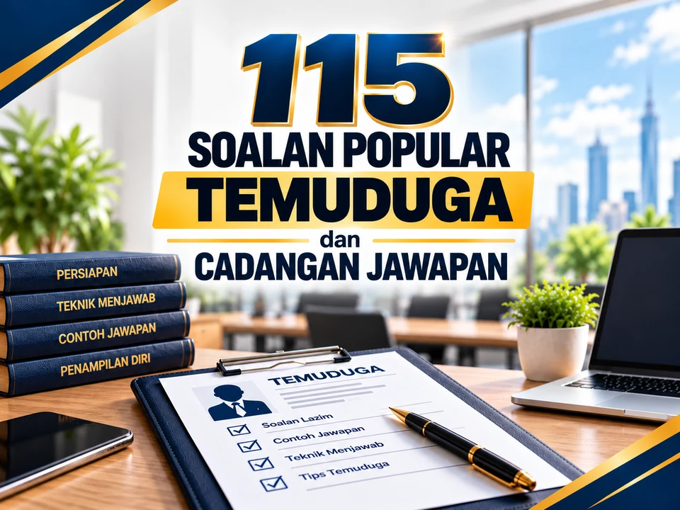 Cover 115 Soalan Popular Temuduga dan Cadangan Jawapan