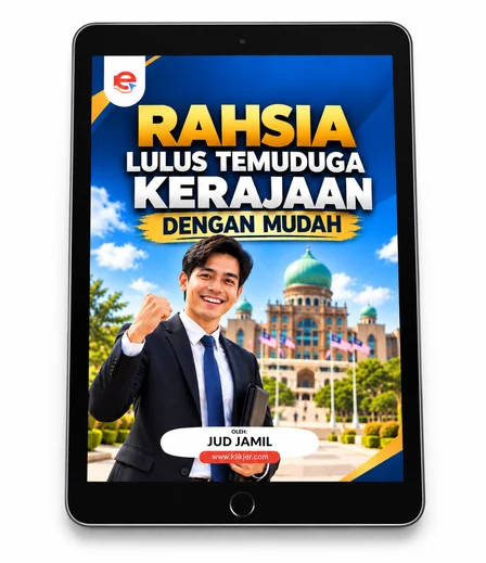 Kulit ebook Rahsia Lulus Temuduga Kerajaan Dengan Mudah oleh Jud Jamil
