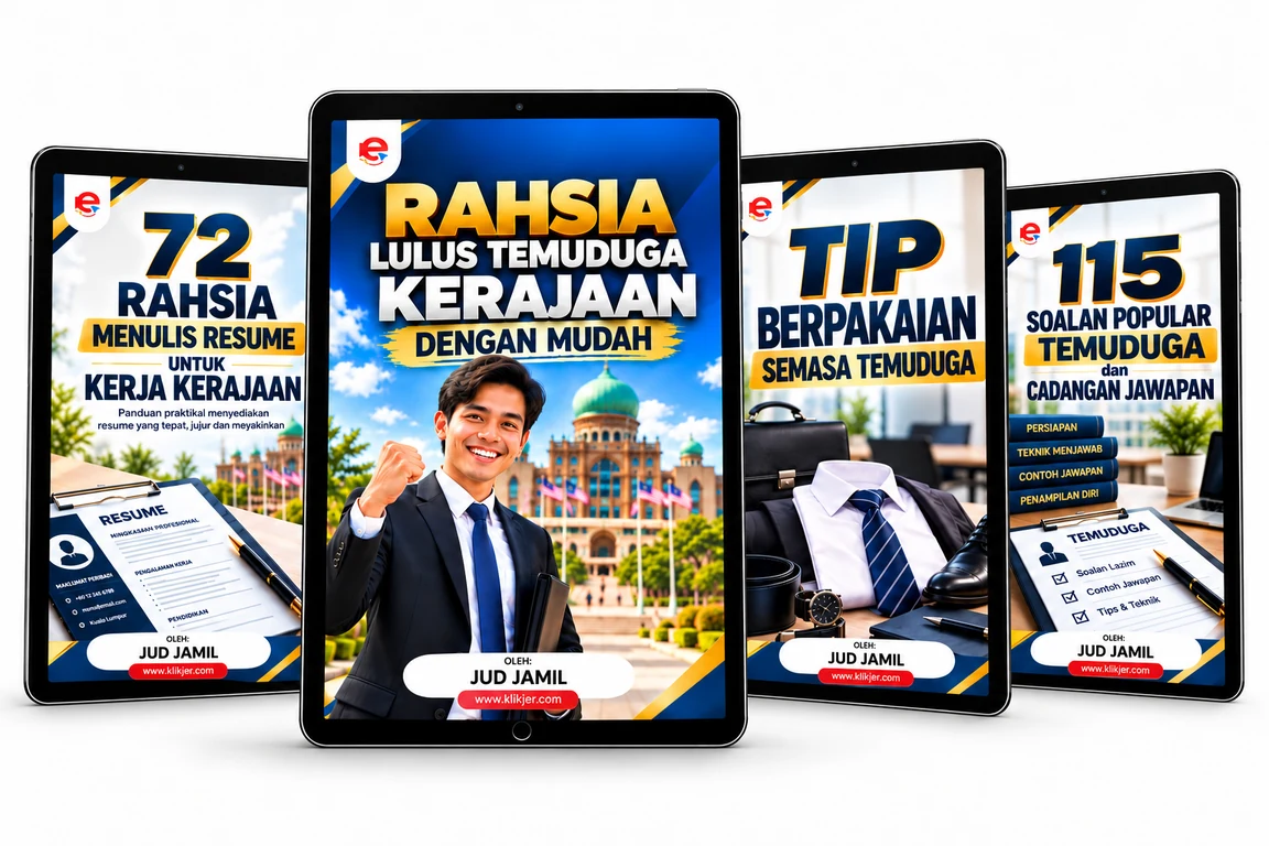 Pakej Lengkap Rahsia Temuduga Kerajaan bersama 4 bonus